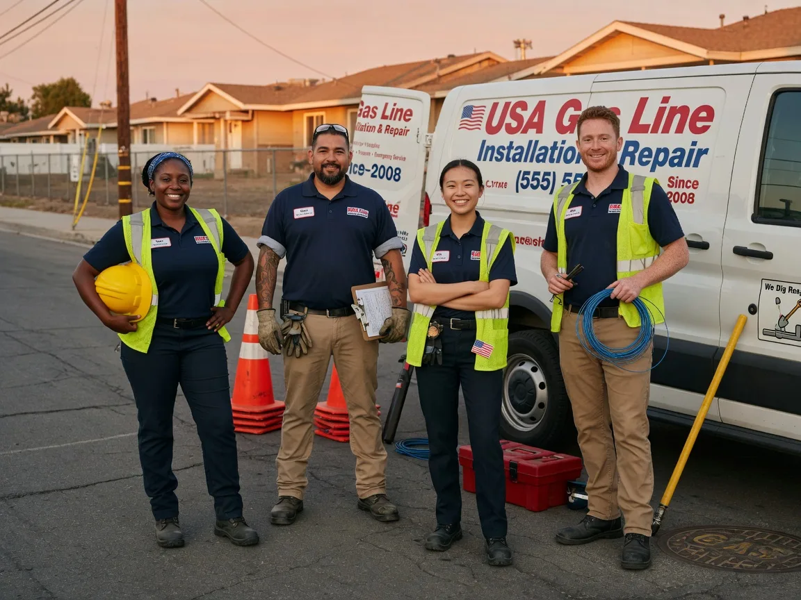 Gas Line Installation company in St Columbans, NE